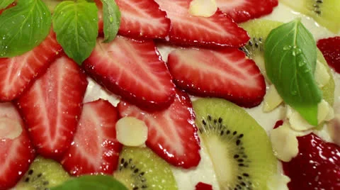 Strawberry dessert Stock Footage 23115083