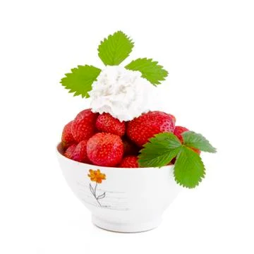 Strawberry dessert Stock Photos