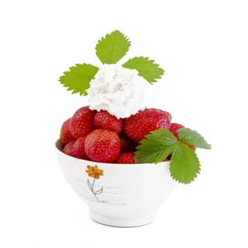 Strawberry dessert Stock Photos