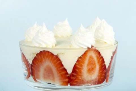 Strawberry dessert Stock Photos
