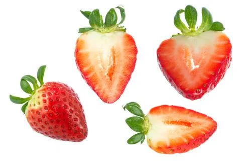 Strawberry disigner set. Stock Photos