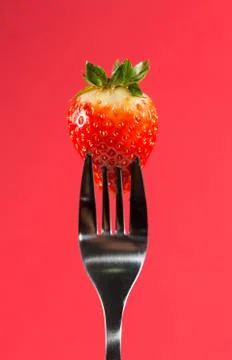 Strawberry fork Foto stock