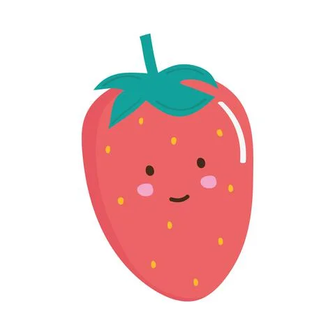 Strawberry fresh fruit Stock Illustration