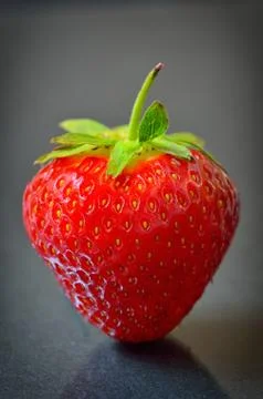 Strawberry fruit isolated Stock Photos