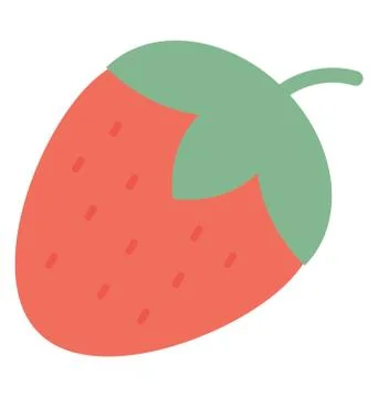 Strawberry Fruit Vector Stock Illustration