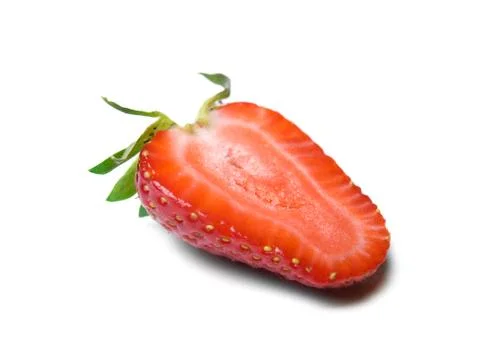 Strawberry half Stock Photos