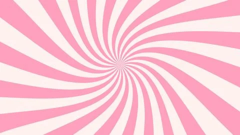 Strawberry ice cream swirl pattern, milk twist Illustrazione stock