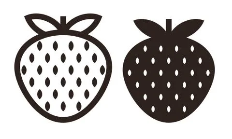 Strawberry icon Stock Illustration
