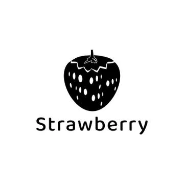 Strawberry icon vector Stock Illustration