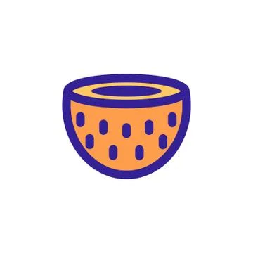 Strawberry icon vector. Isolated contour symbol illustration 스톡 일러스트