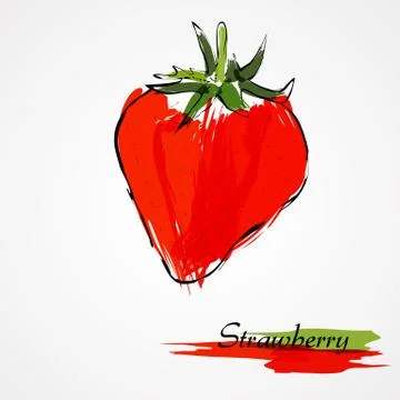 Strawberry Stock Illustration