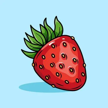Strawberry Stock Illustration
