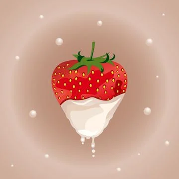 Strawberry Stock Illustration
