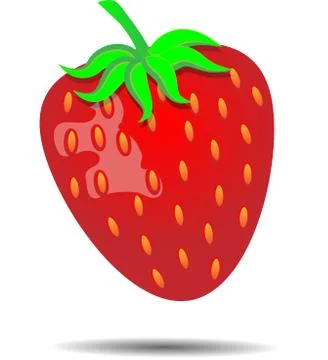 Strawberry isolated Stock Illustration
