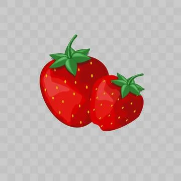 Strawberry isolated vector illustration Stock Illustration