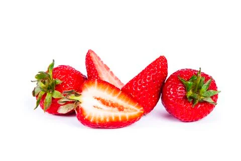 Strawberry isolated on white background Stock-Fotos