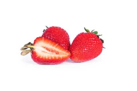 Strawberry isolated on white background Stock-Fotos