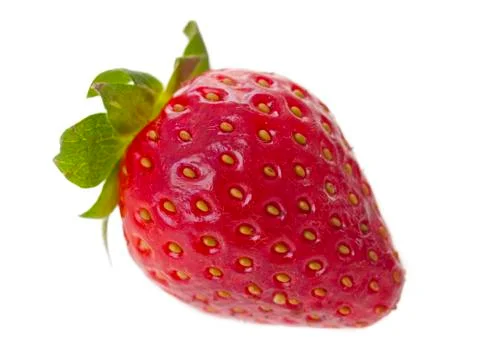 Strawberry isolated on white background Foto stock
