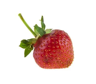 Strawberry isolated on white background Stock Photos
