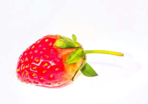 Strawberry isolated on white background Stock Photos
