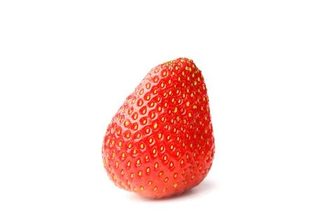 Strawberry isolated on white background Stock Photos
