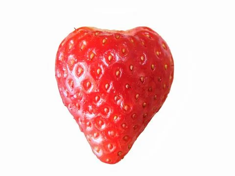 Strawberry isolated on white background 스톡 사진