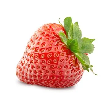 Strawberry isolated on white background Stock Photos