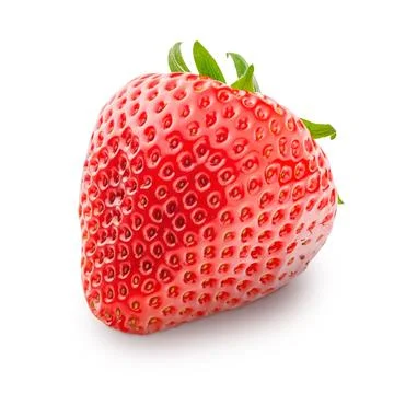 Strawberry isolated on white background Stock Photos