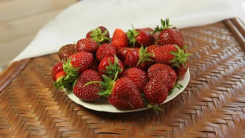 Strawberry jam. Make a strawberry jam. Boil strawberries in the pan. Stock Footage 201324127
