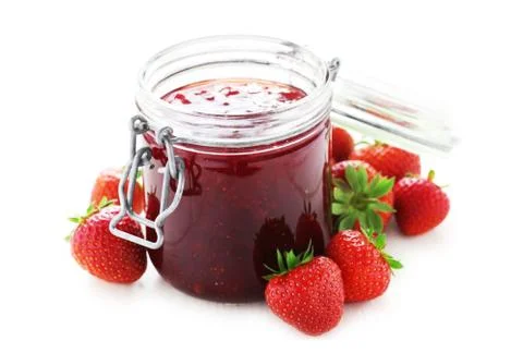Strawberry Jam Stock Photos