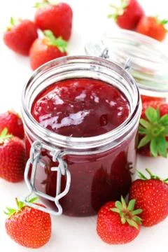 Strawberry Jam Stock Photos