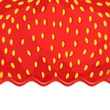 Strawberry jam texture vector Stock Illustration