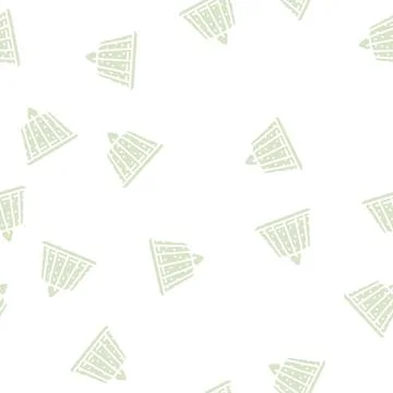 Strawberry jelly glyph seamless pattern Stock Illustration
