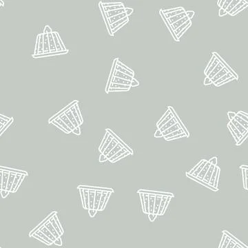 Strawberry jelly line seamless pattern Illustrazione stock
