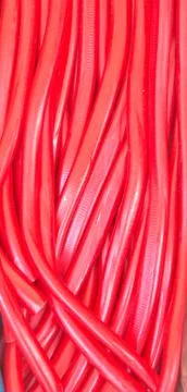 Strawberry laces Foto stock