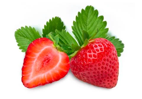 Strawberry leaves Stock Photos