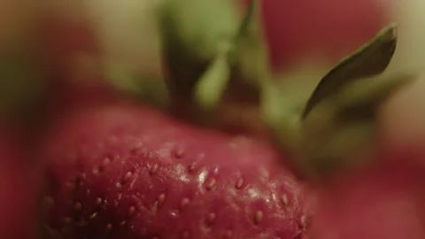 Strawberry Macro 4kUHD LUT Stock Footage 276514238