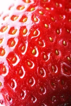 Strawberry macro Stock Photos