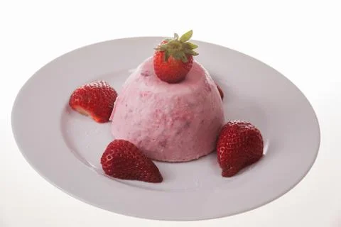 Strawberry mascarpone Stock-Fotos