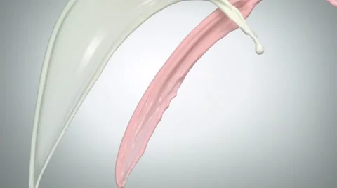 Strawberry milk splash, Slow Motion Vídeo Stock 10861555