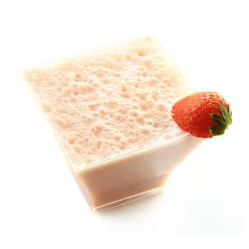 Strawberry milkshake Stock Photos