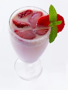 Strawberry Milkshake Stock Photos