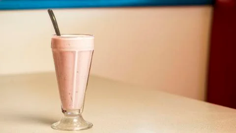 Strawberry Milkshake Foto stock