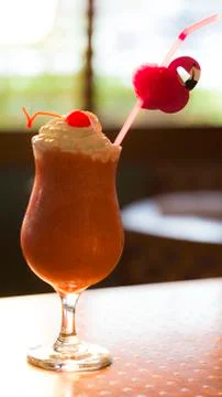 Strawberry Milkshake Stock Photos
