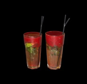 Strawberry mojitos Stock Photos