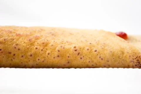 Strawberry pancake Stock Photos