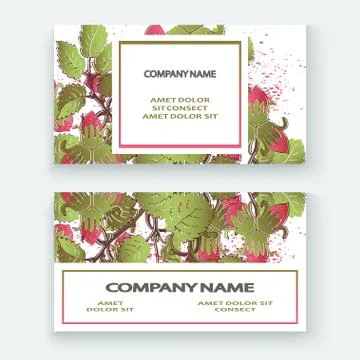 Strawberry pattern design templates product. Hand drawn red berry. Cute trend Stock Illustration