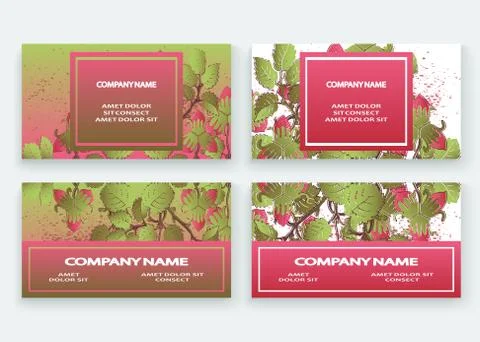 Strawberry pattern design templates product. Hand drawn red berry. Cute trend Stock Illustration