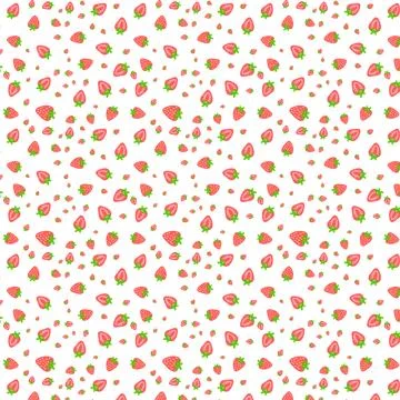 Strawberry Pattern Illustrazione stock