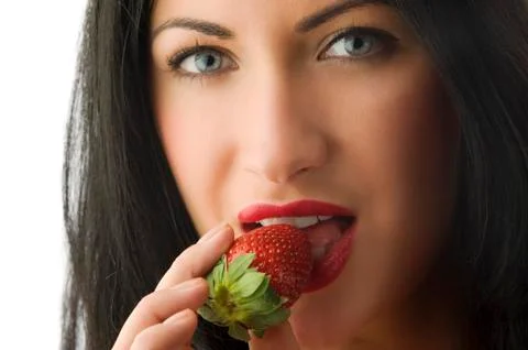 The strawberry Foto stock